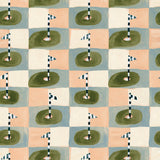 Painted Fairway — wallpaper pattern