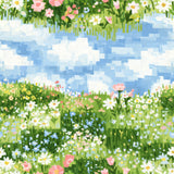Suspended Meadow — wallpaper pattern