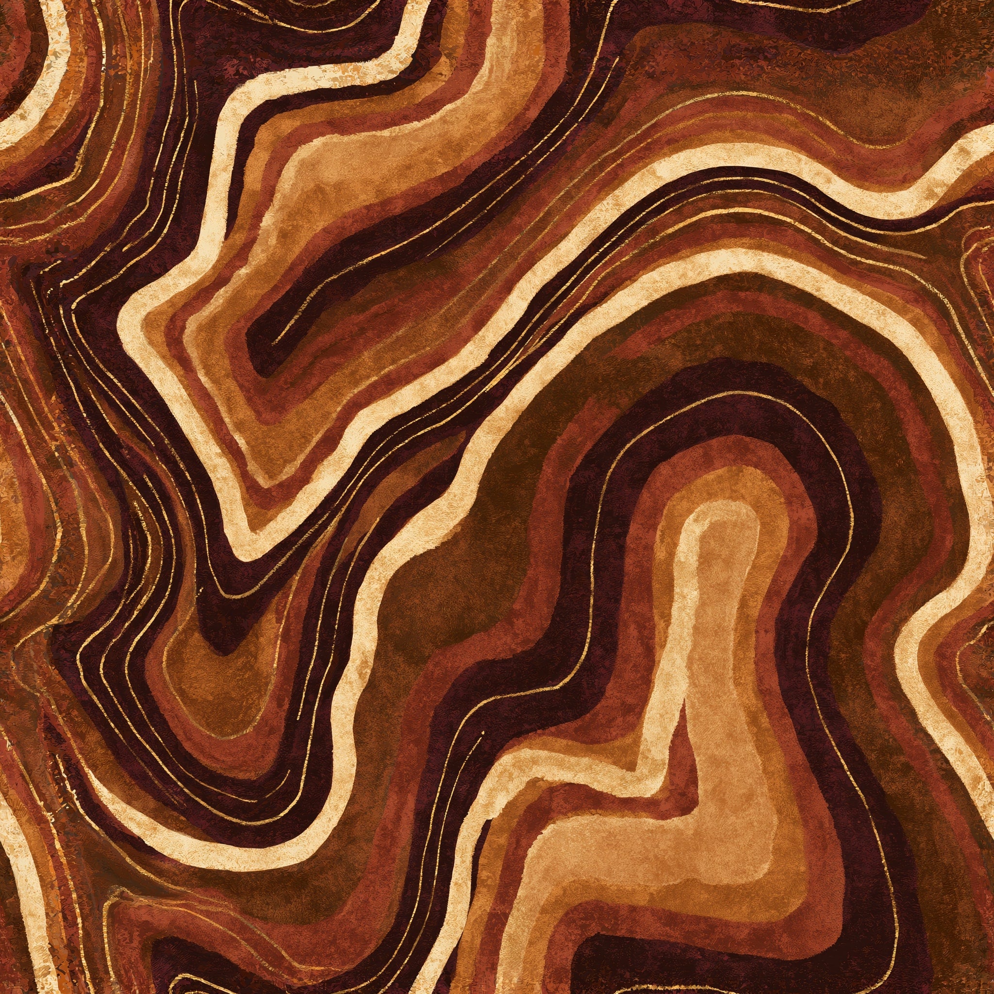 Earthen Strata — wallpaper pattern