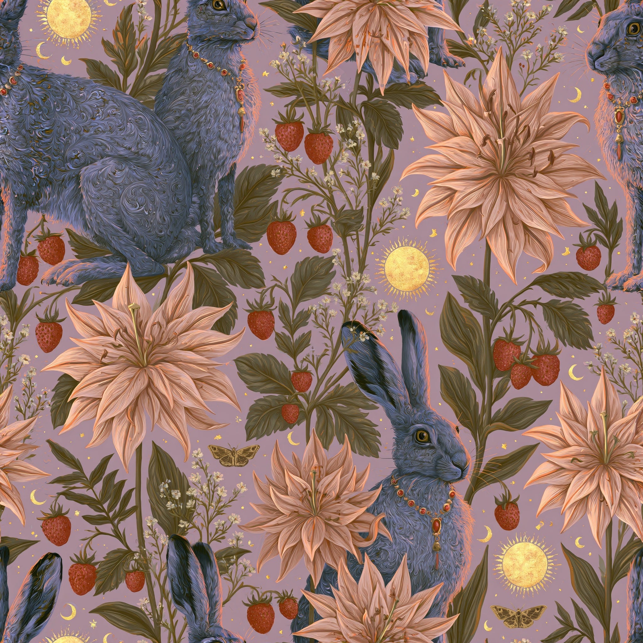 Celestial Warren — wallpaper pattern