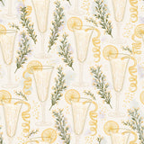 Garnished Flutes — wallpaper pattern