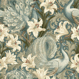 Lily Peacock Court — wallpaper pattern
