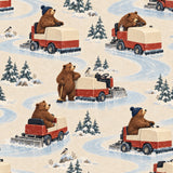 Zamboni Bear Patrol — wallpaper pattern