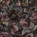 Mulberry Hellebore — wallpaper pattern