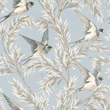 Azure Willow — wallpaper pattern