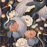 Crowned Aviary — wallpaper pattern