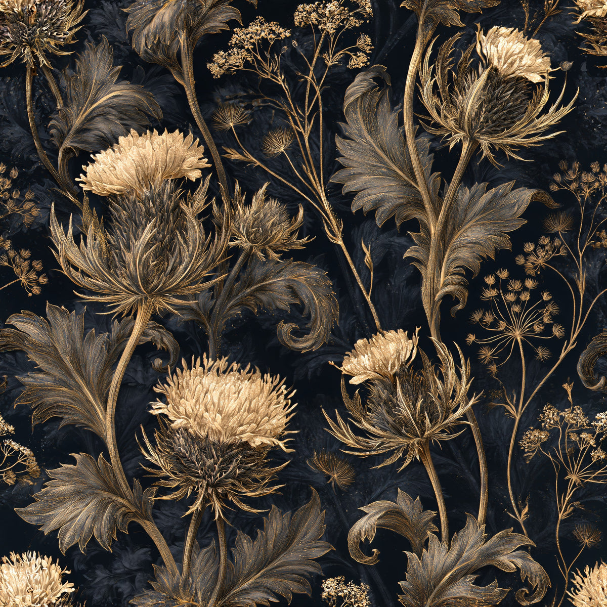 Briar Crown — wallpaper pattern