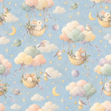 Cloudship Ascents — wallpaper pattern