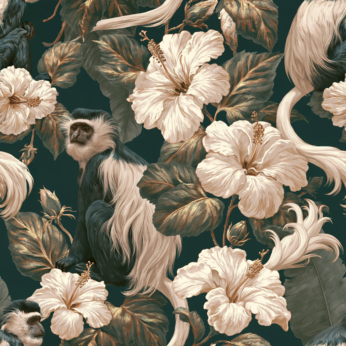Tails of the Canopy — wallpaper pattern