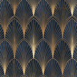 Ochre Arch Cascade — wallpaper pattern