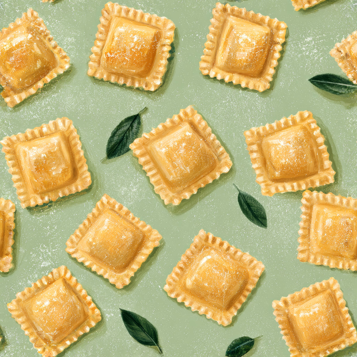 Sage and Semolina — wallpaper pattern