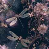 Dragonfly Nocturne — wallpaper pattern