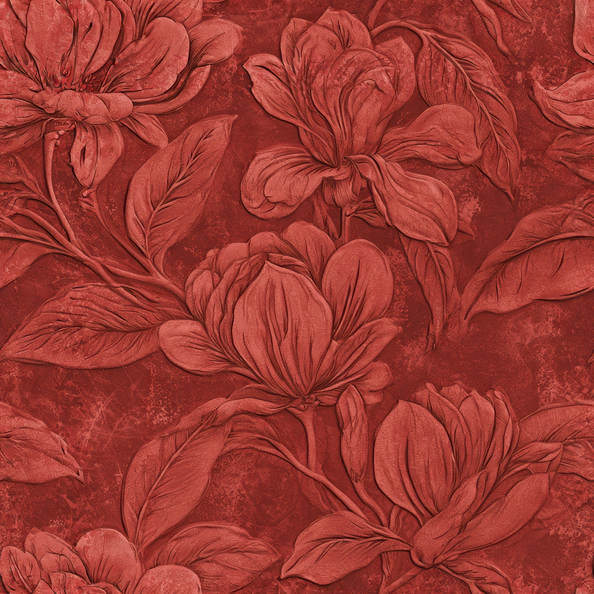 Crimson Bloomfield — wallpaper pattern