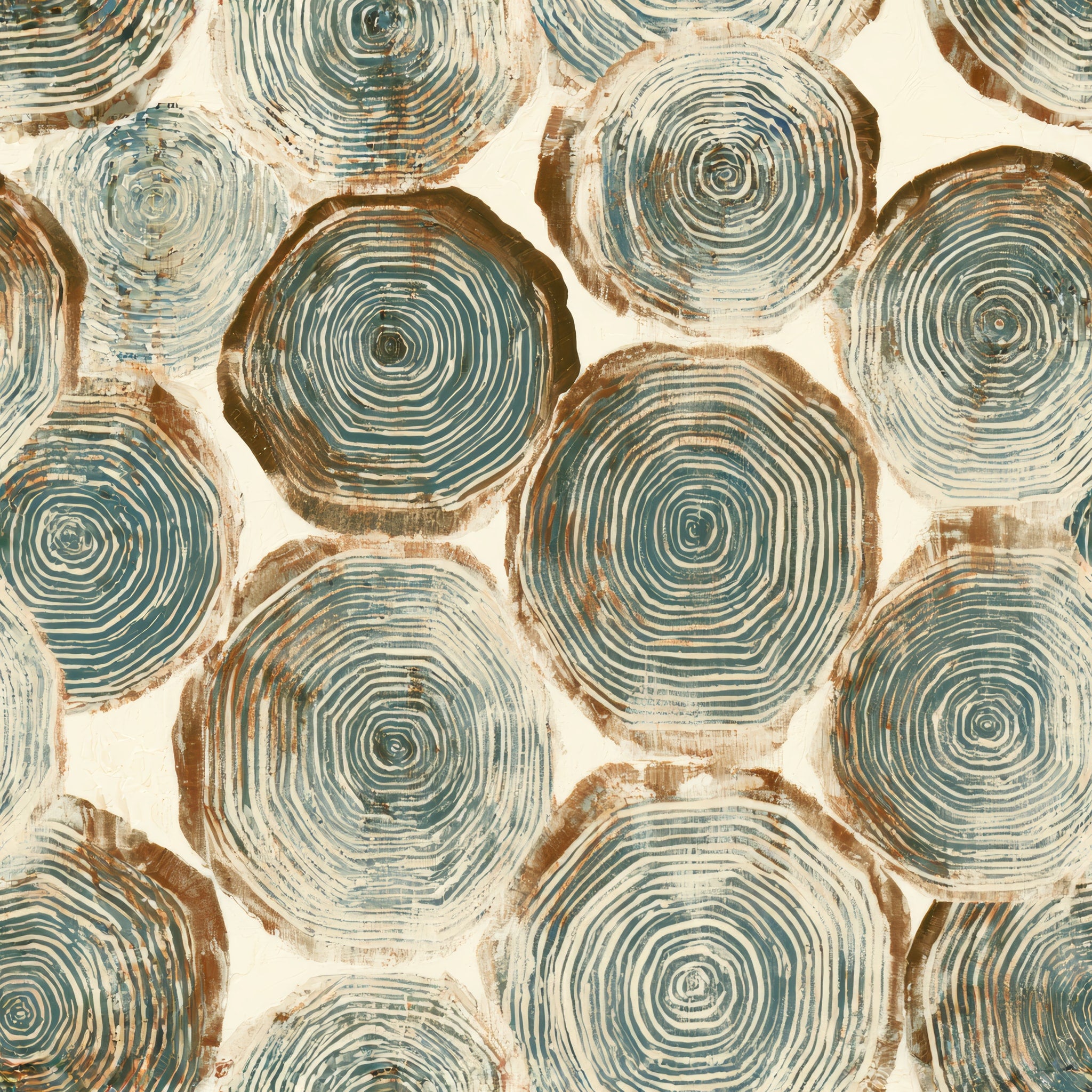 Painted Rings — wallpaper pattern
