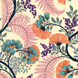 Coral Bell Cascade — wallpaper pattern
