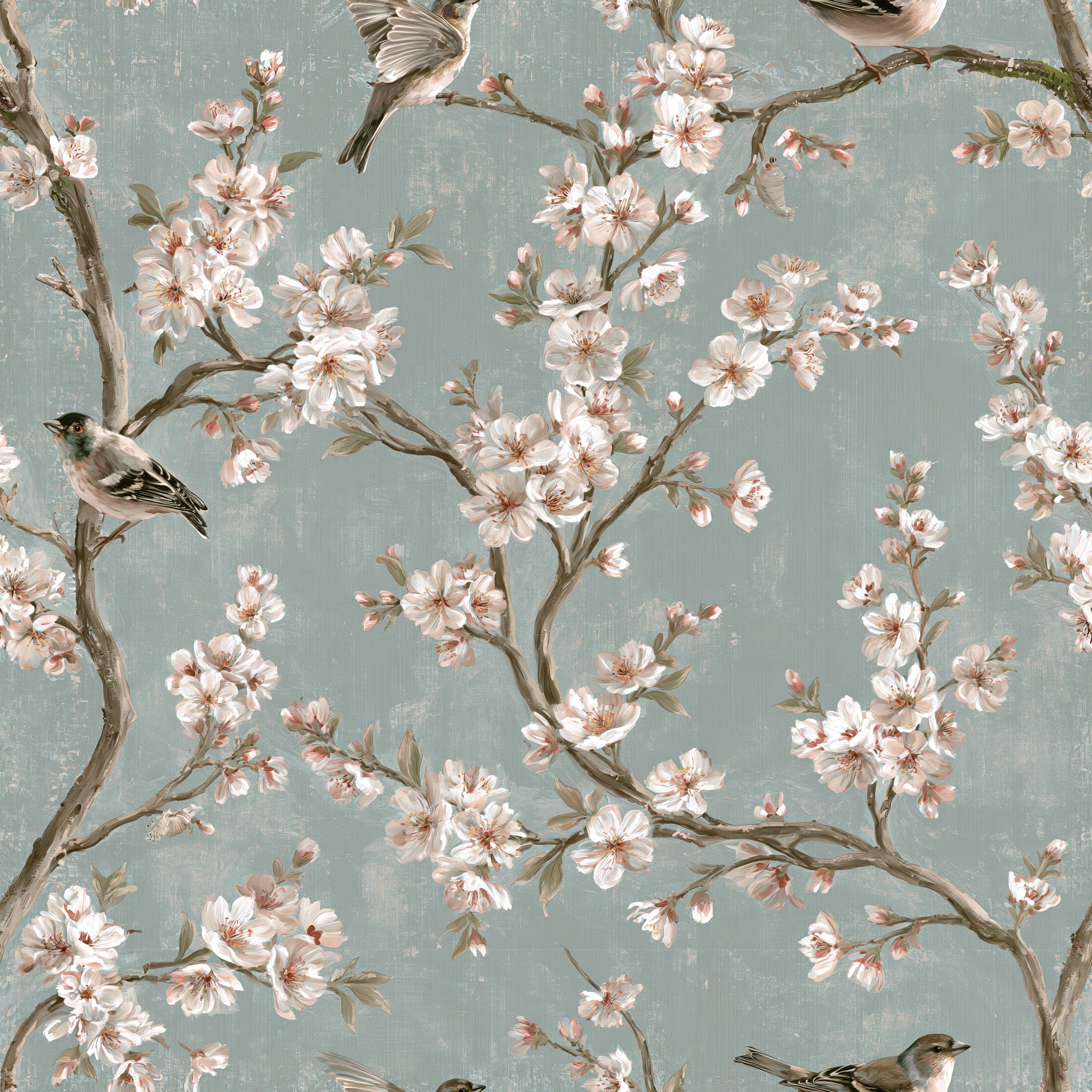 Aviary Canopy — wallpaper pattern