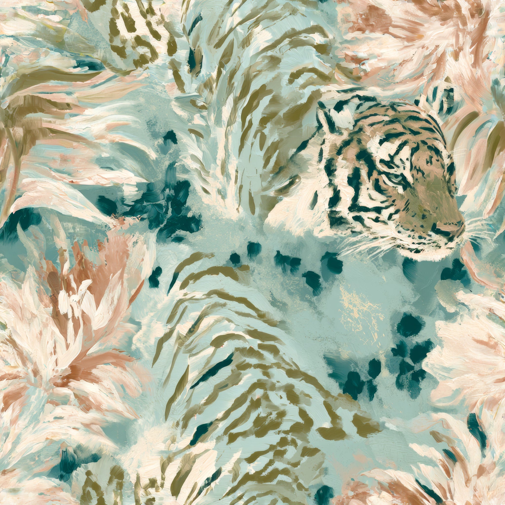 Prowl and Petal — wallpaper pattern