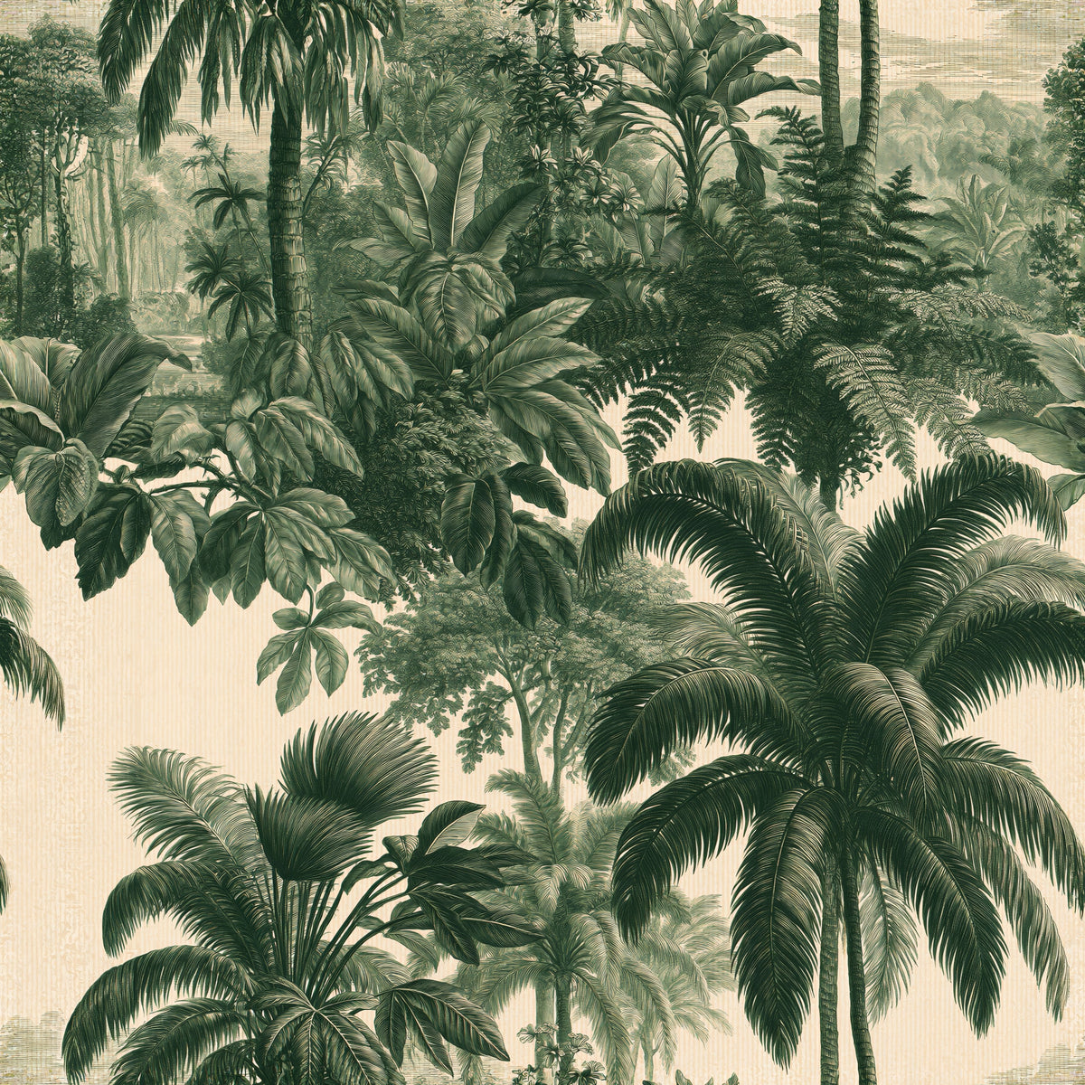 Overstory Fern — wallpaper pattern