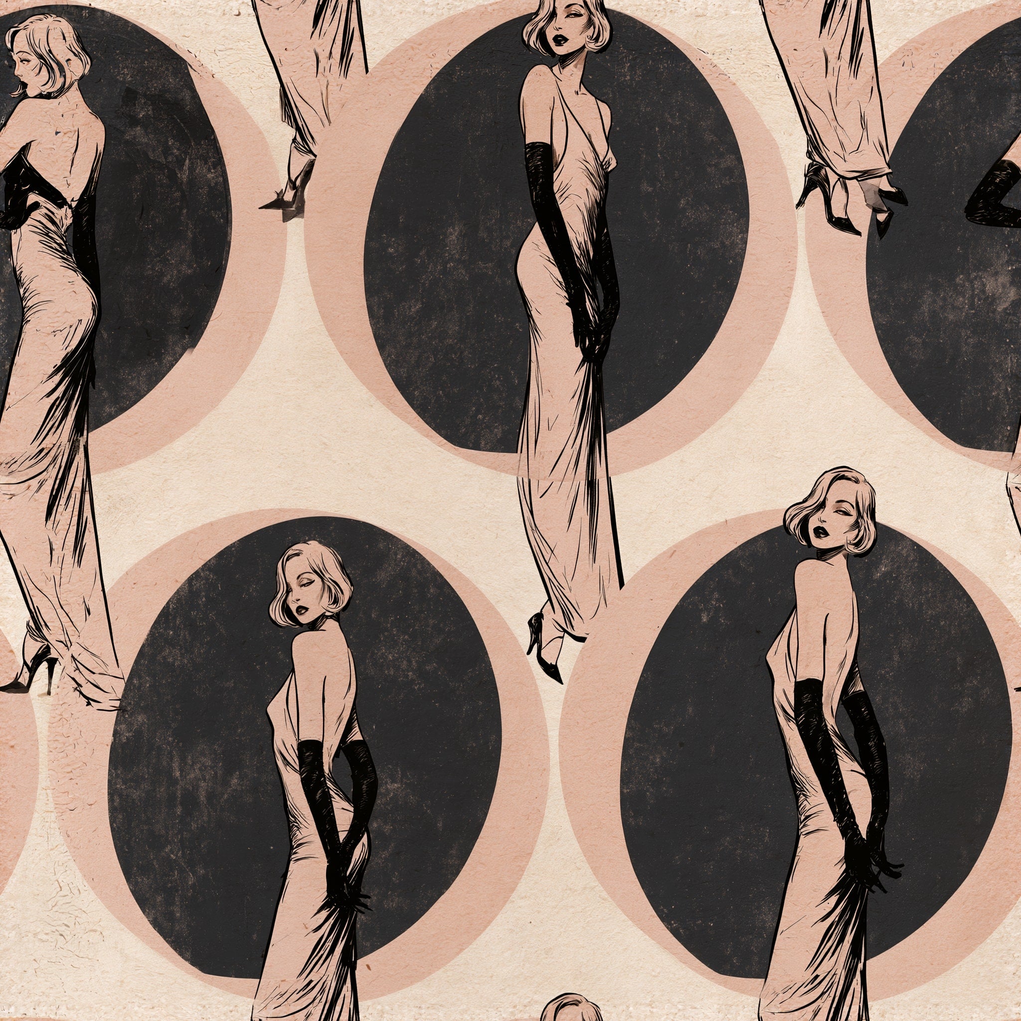 Gloved Eclipse — wallpaper pattern