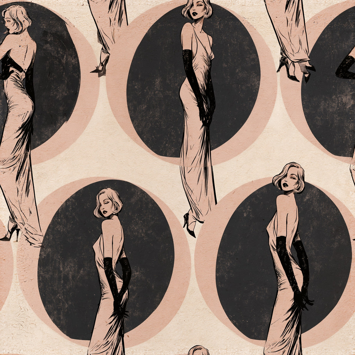 Gloved Eclipse — wallpaper pattern