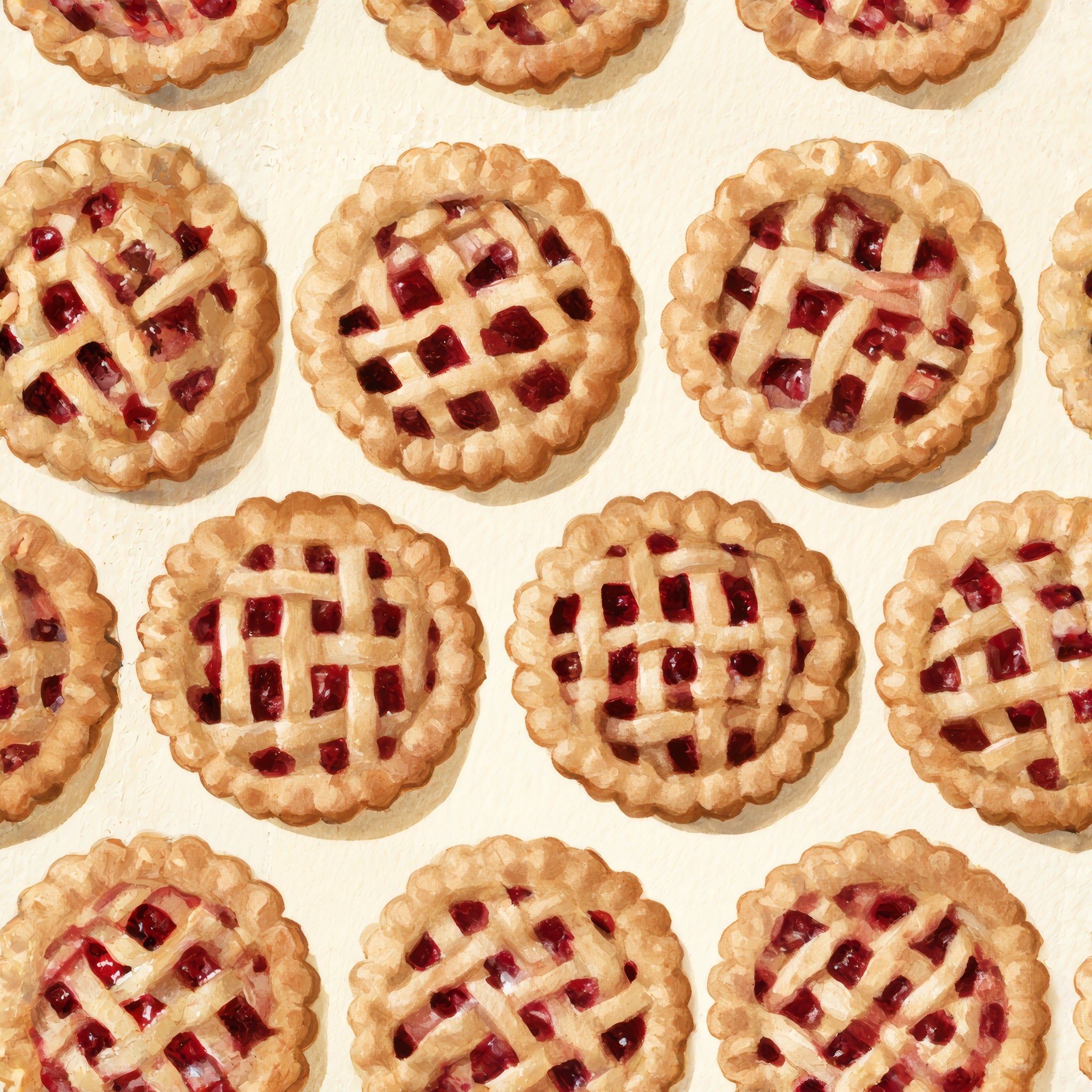 Lattice Bakery — wallpaper pattern