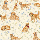 Forget-Me-Not Fetch — wallpaper pattern