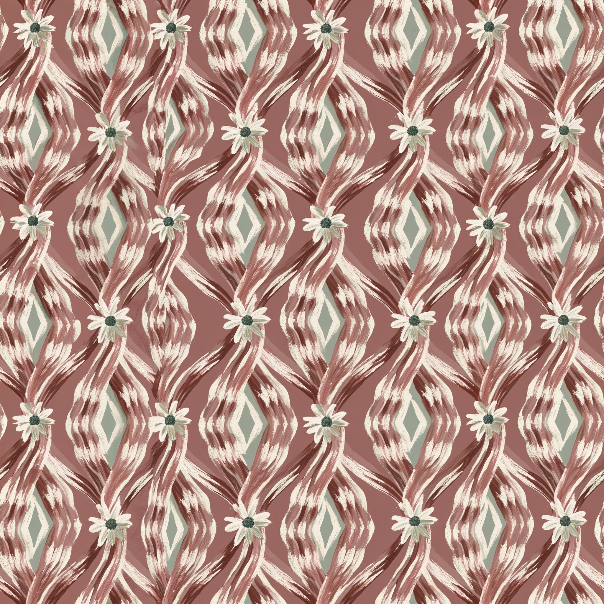 Daisy Stream — wallpaper pattern