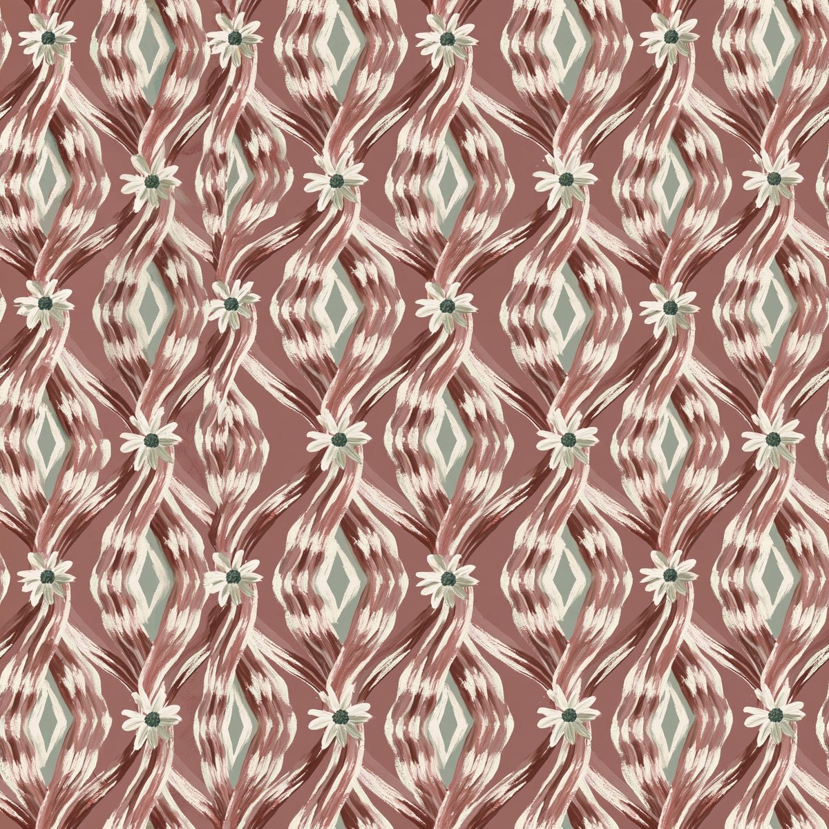 Daisy Stream — wallpaper pattern