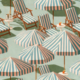 Parasol Club — wallpaper pattern