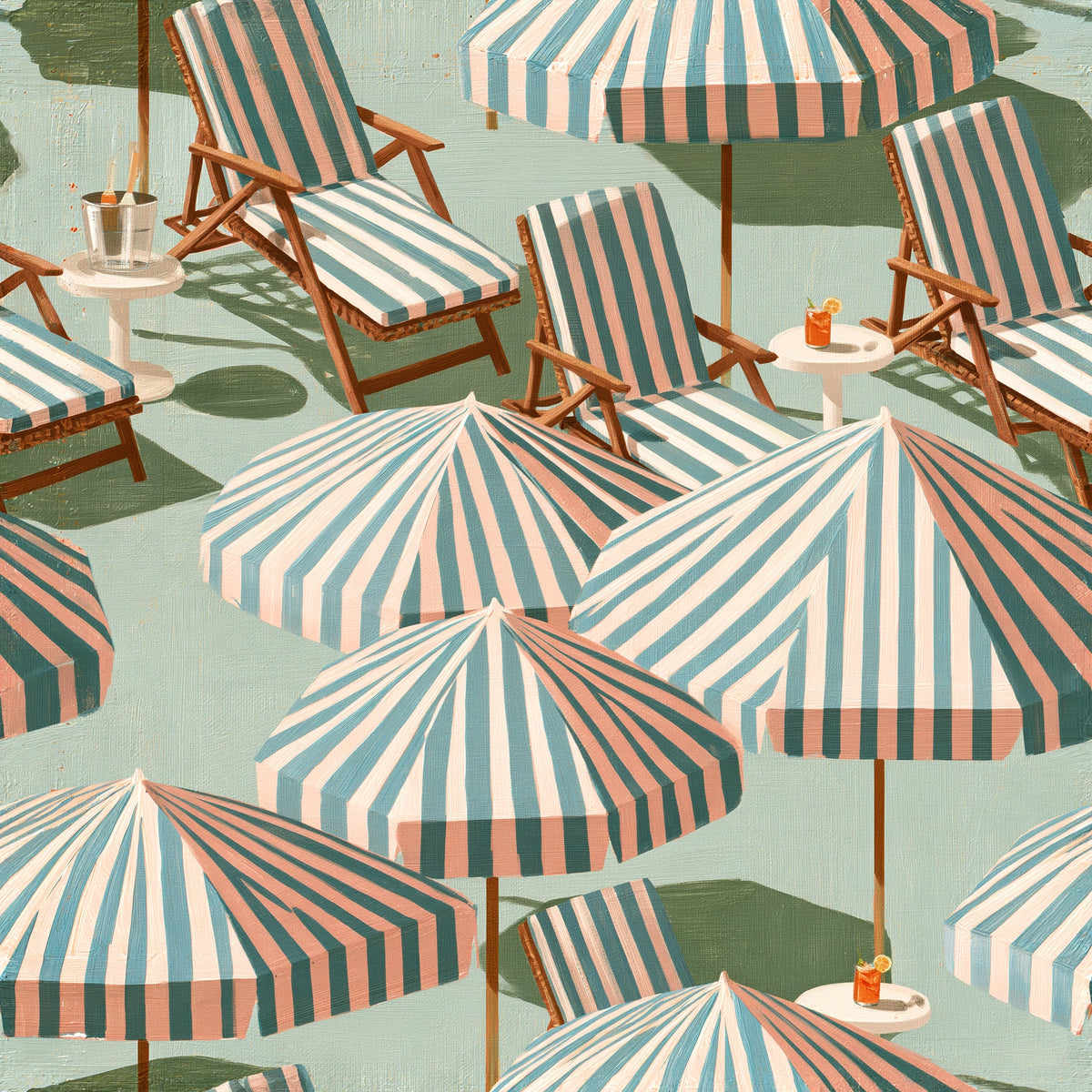 Parasol Club — wallpaper pattern