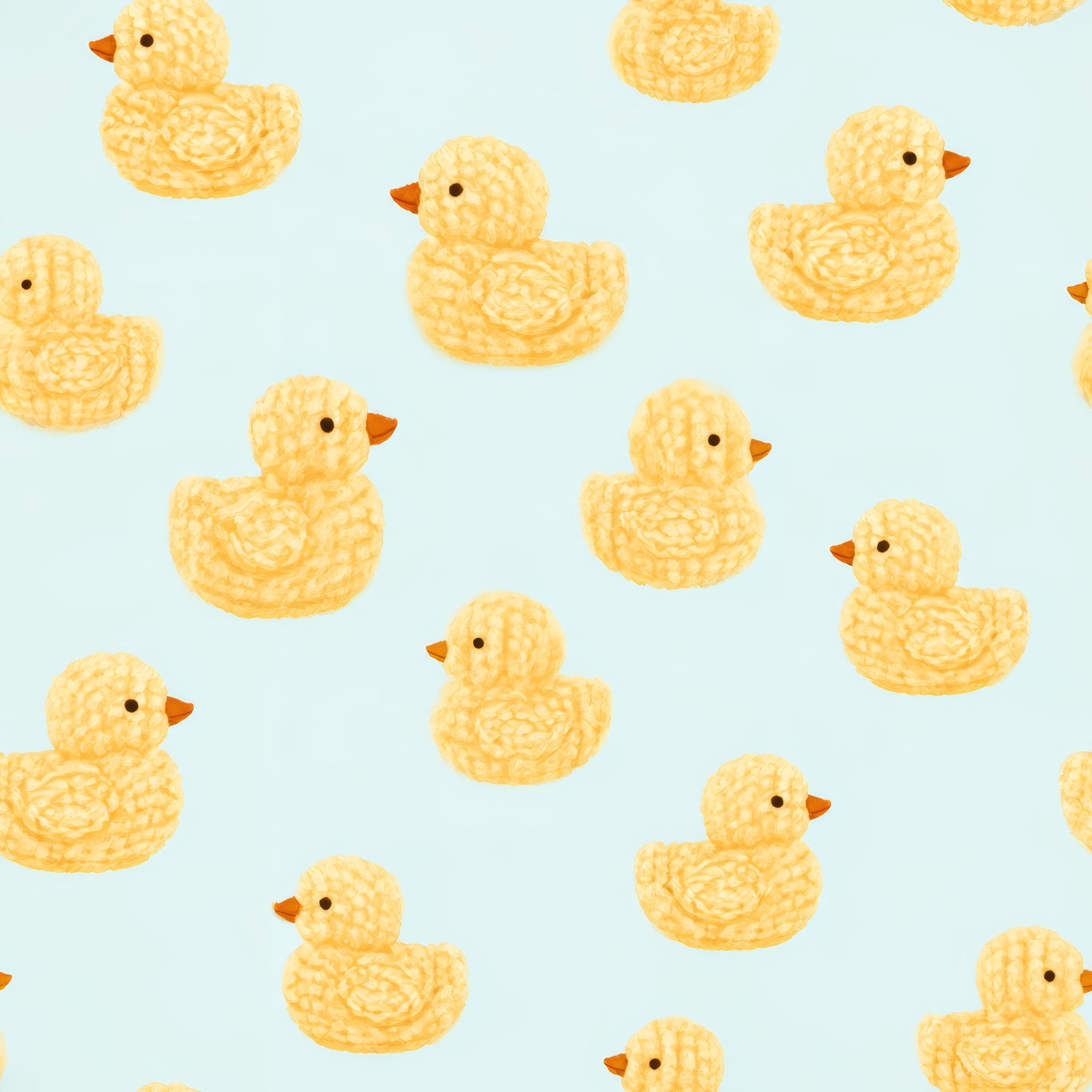 Tub Time Flock — wallpaper pattern