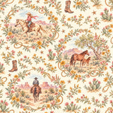 Desert Lariat Cameo — wallpaper pattern