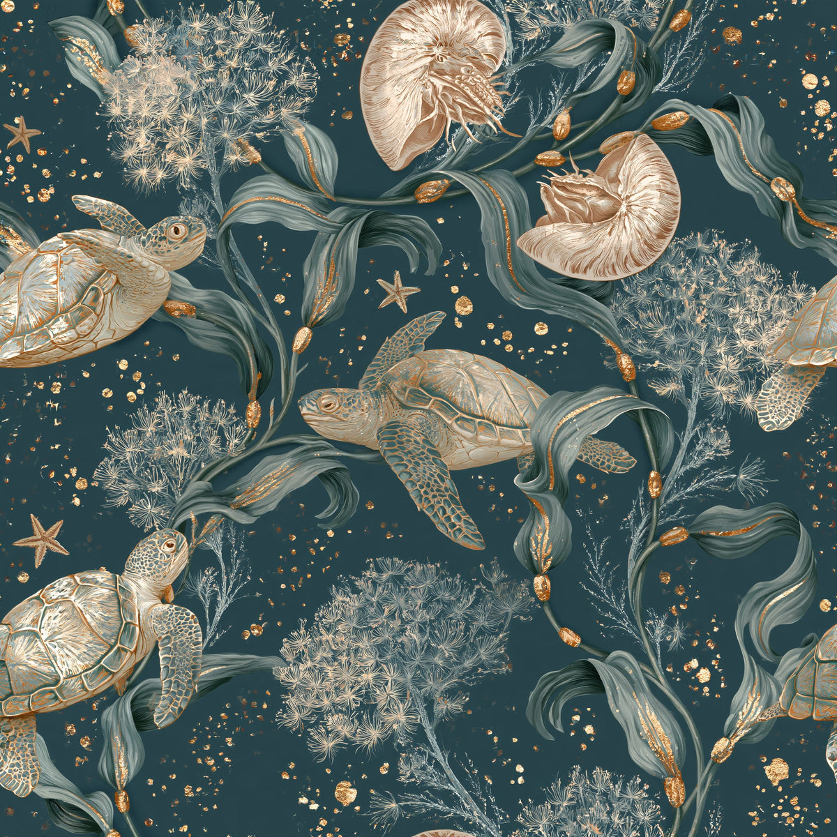 Loggerhead Channel — wallpaper pattern
