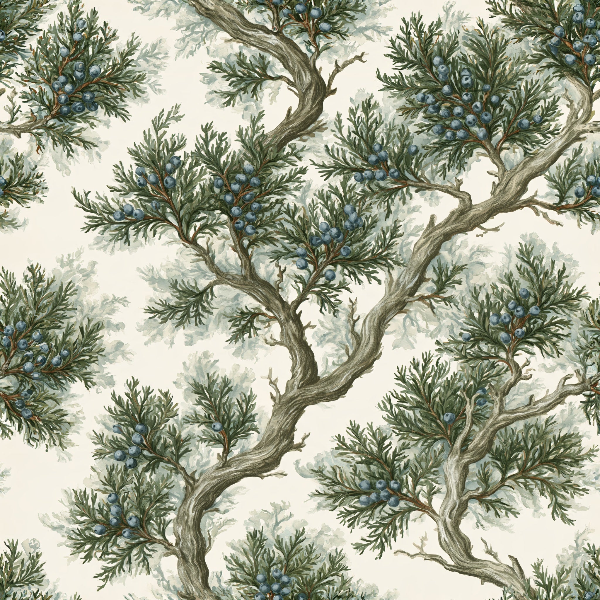 Crooked Juniper — wallpaper pattern