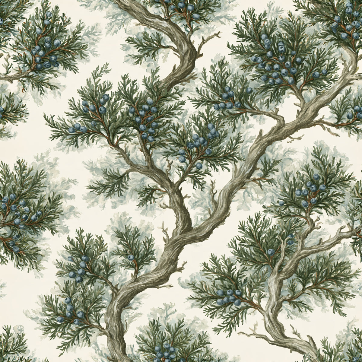 Crooked Juniper — wallpaper pattern