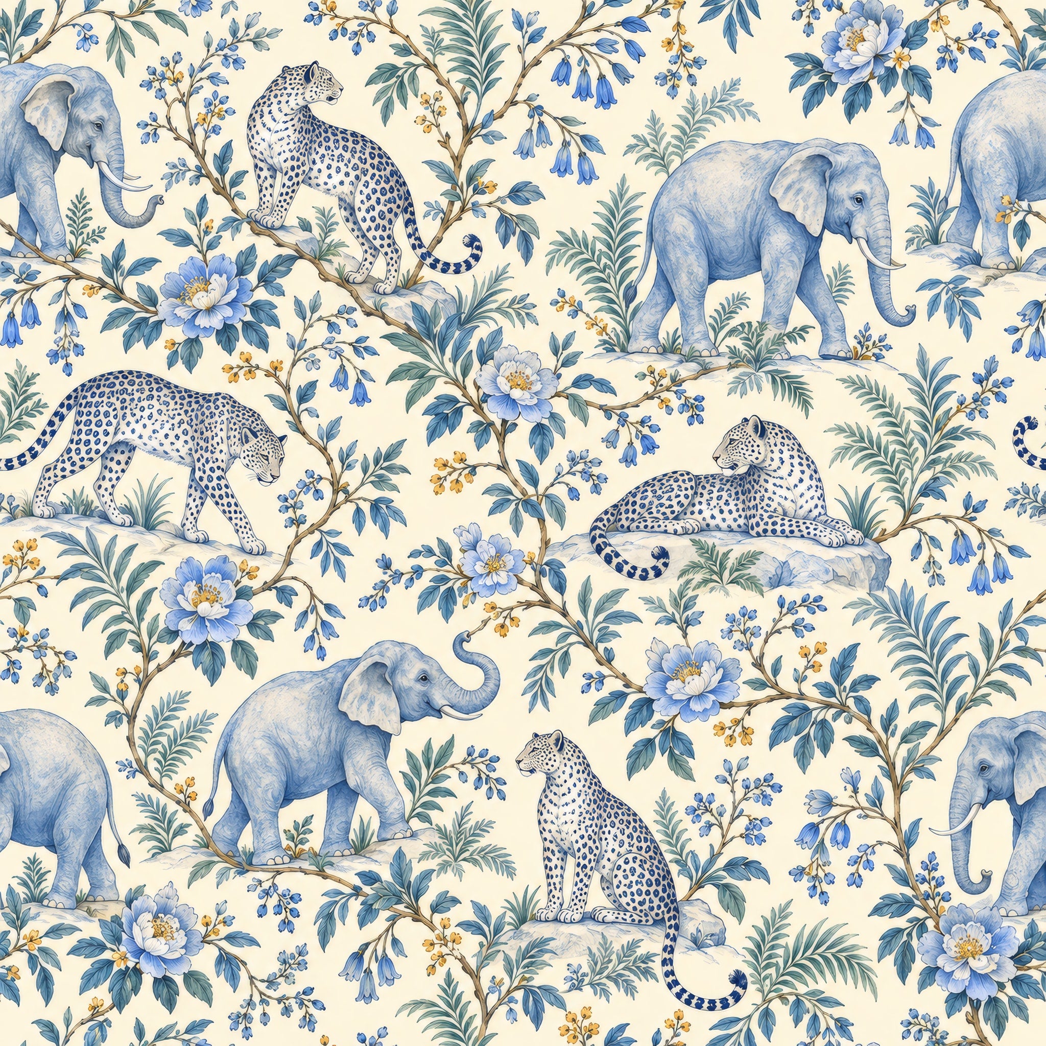 Savanna China — wallpaper pattern