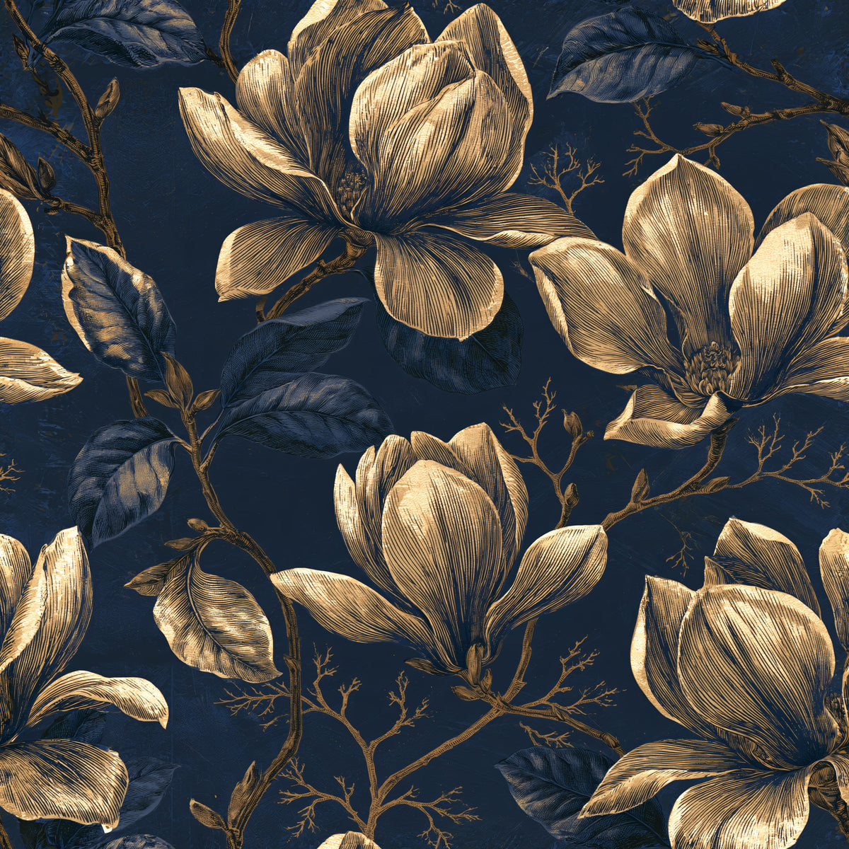 Lineage Magnolias — wallpaper pattern