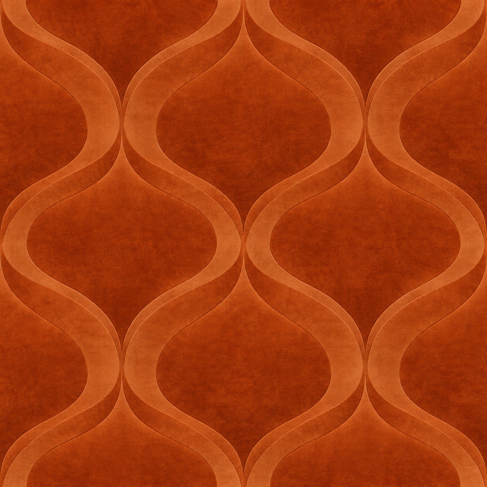 Amber Curvature — wallpaper pattern