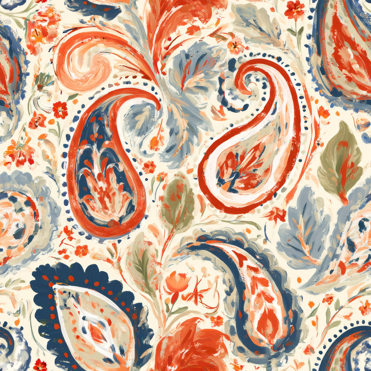 The Painted Teardrop — wallpaper pattern