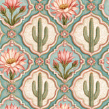 Desert Fresco Interlock — wallpaper pattern