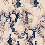Hanami Outlaws — wallpaper pattern