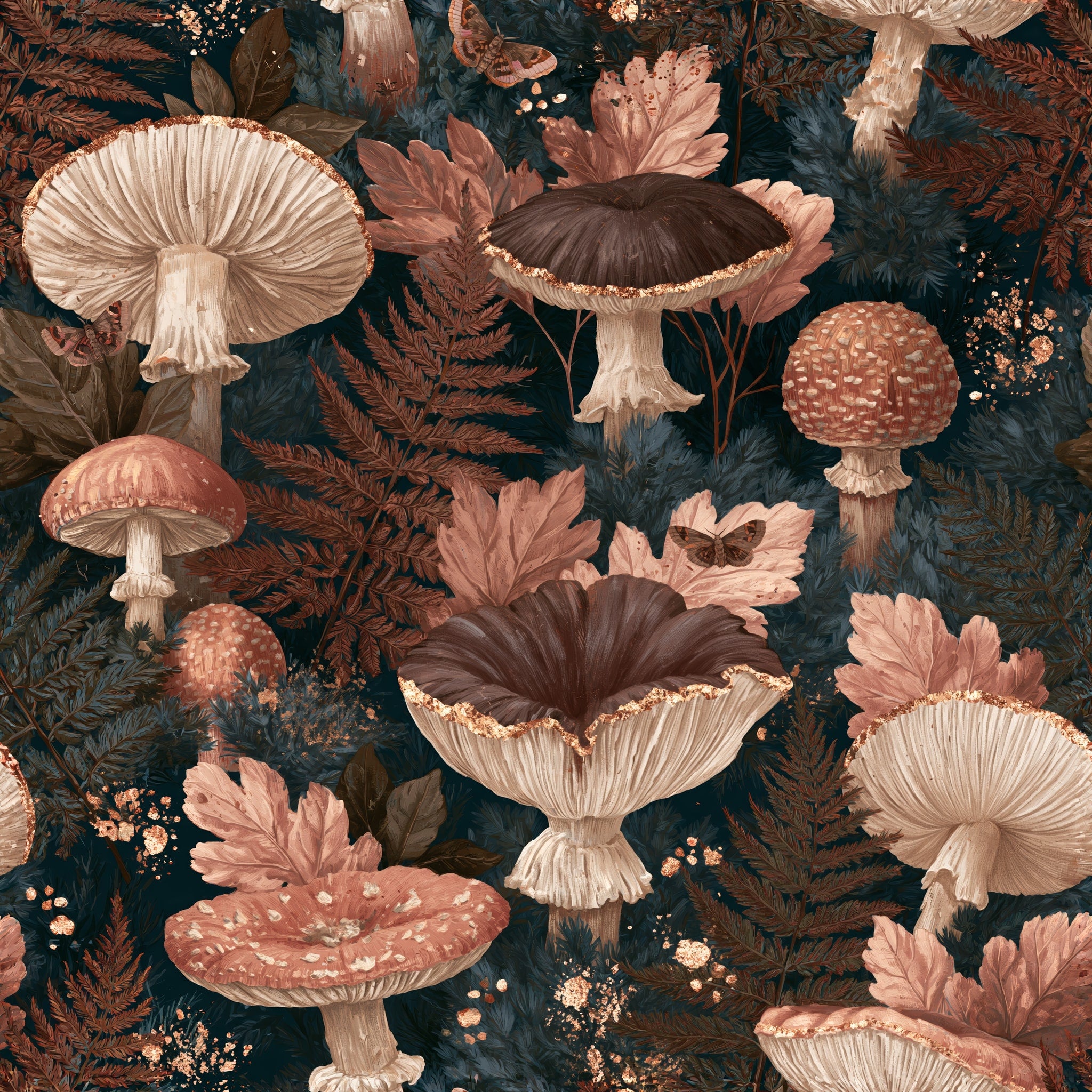 Forager's Canopy — wallpaper pattern