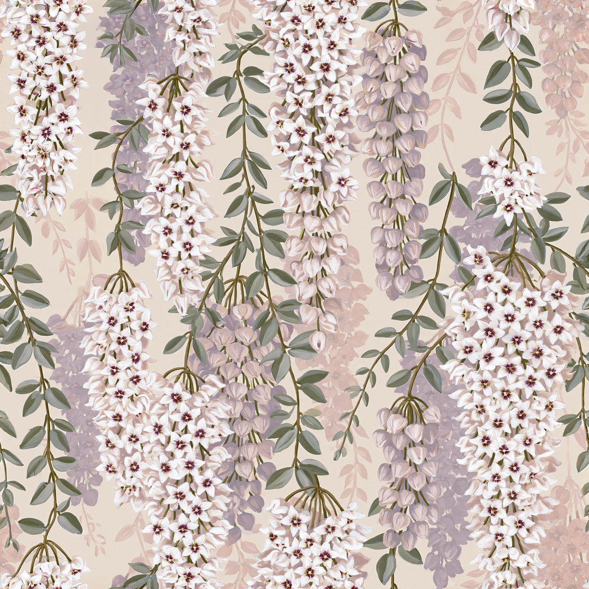 Wisteria Arbor — wallpaper pattern
