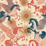 Winged Stallion — wallpaper pattern