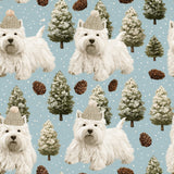 Pom-Pom Terriers — wallpaper pattern