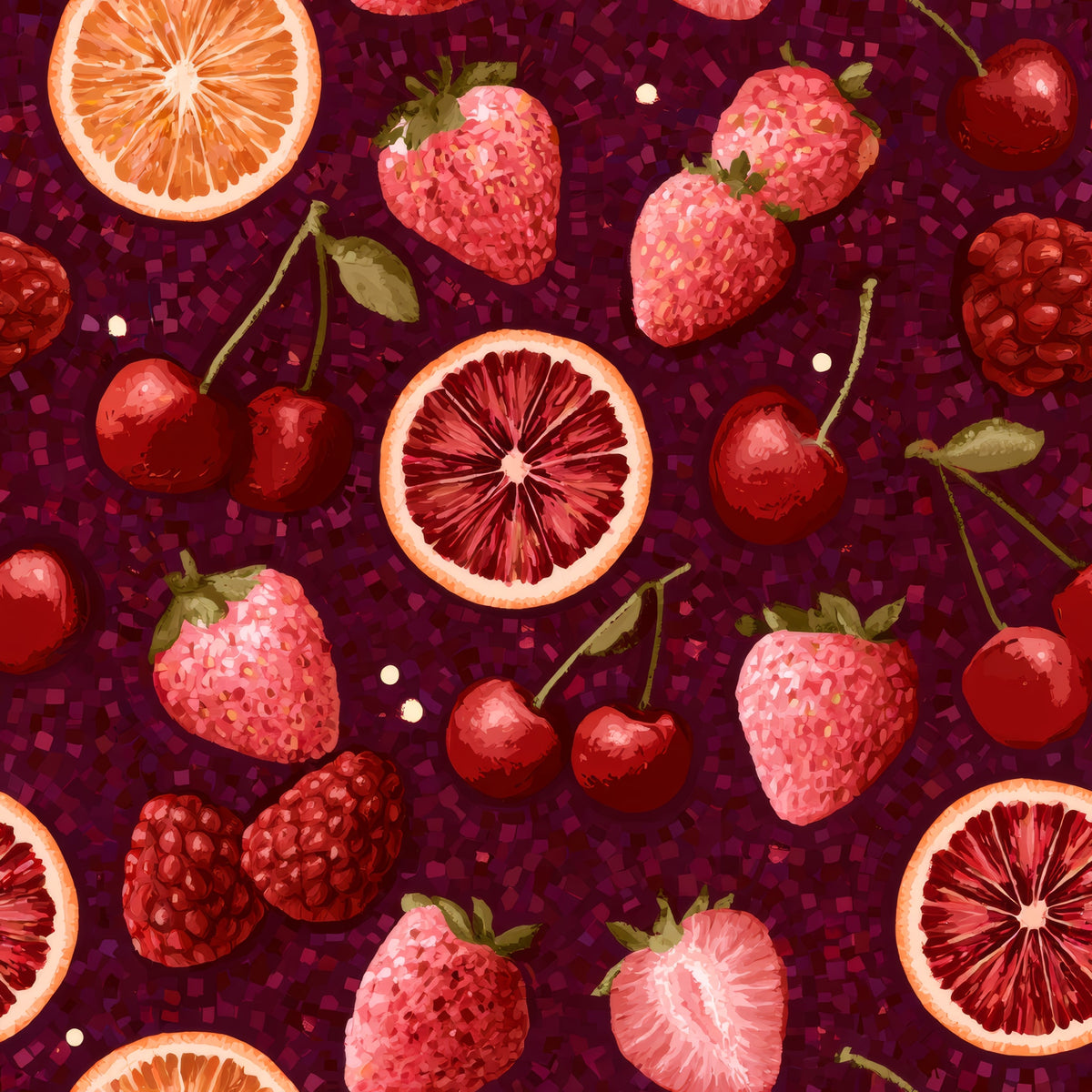 Orchard Burst — wallpaper pattern