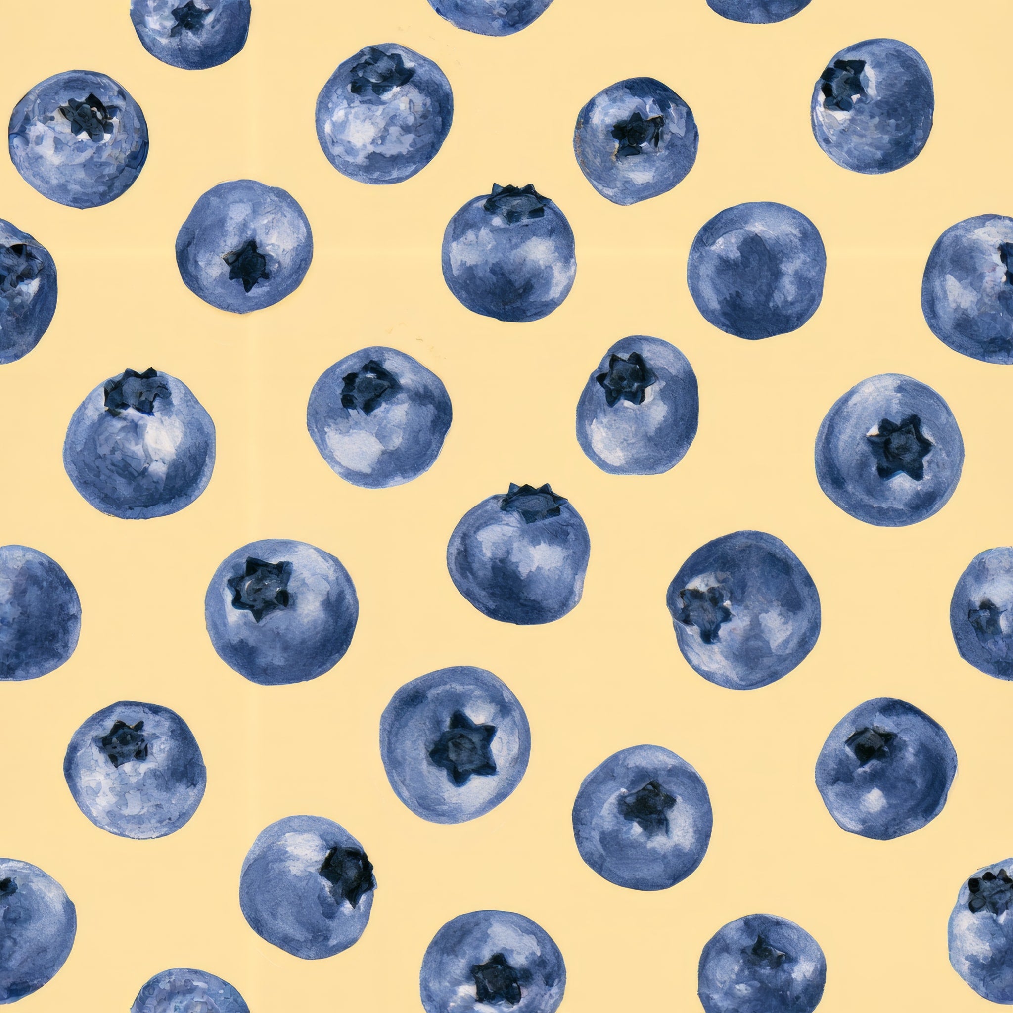 Blueberry Polka — wallpaper pattern