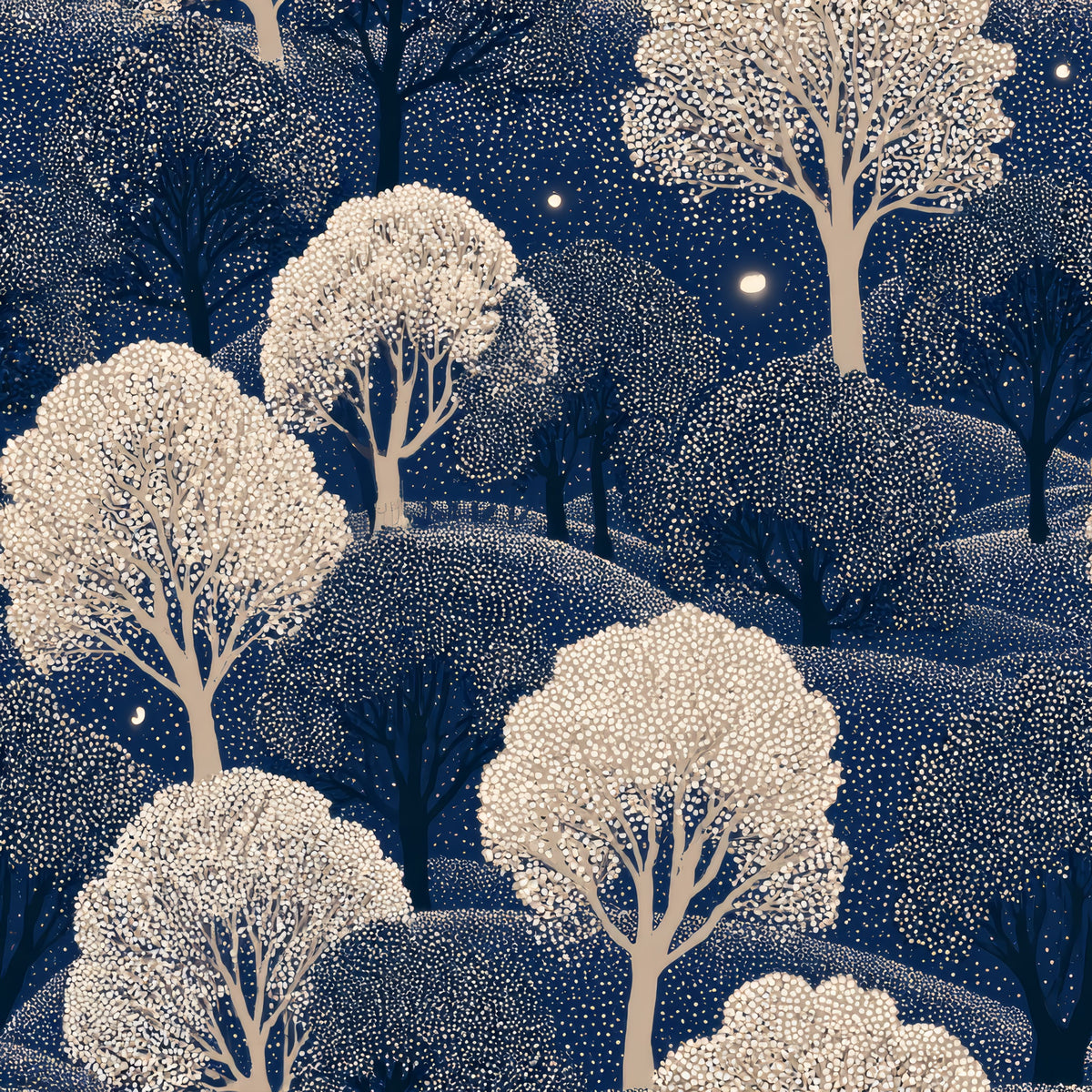 Starlit Canopy — wallpaper pattern