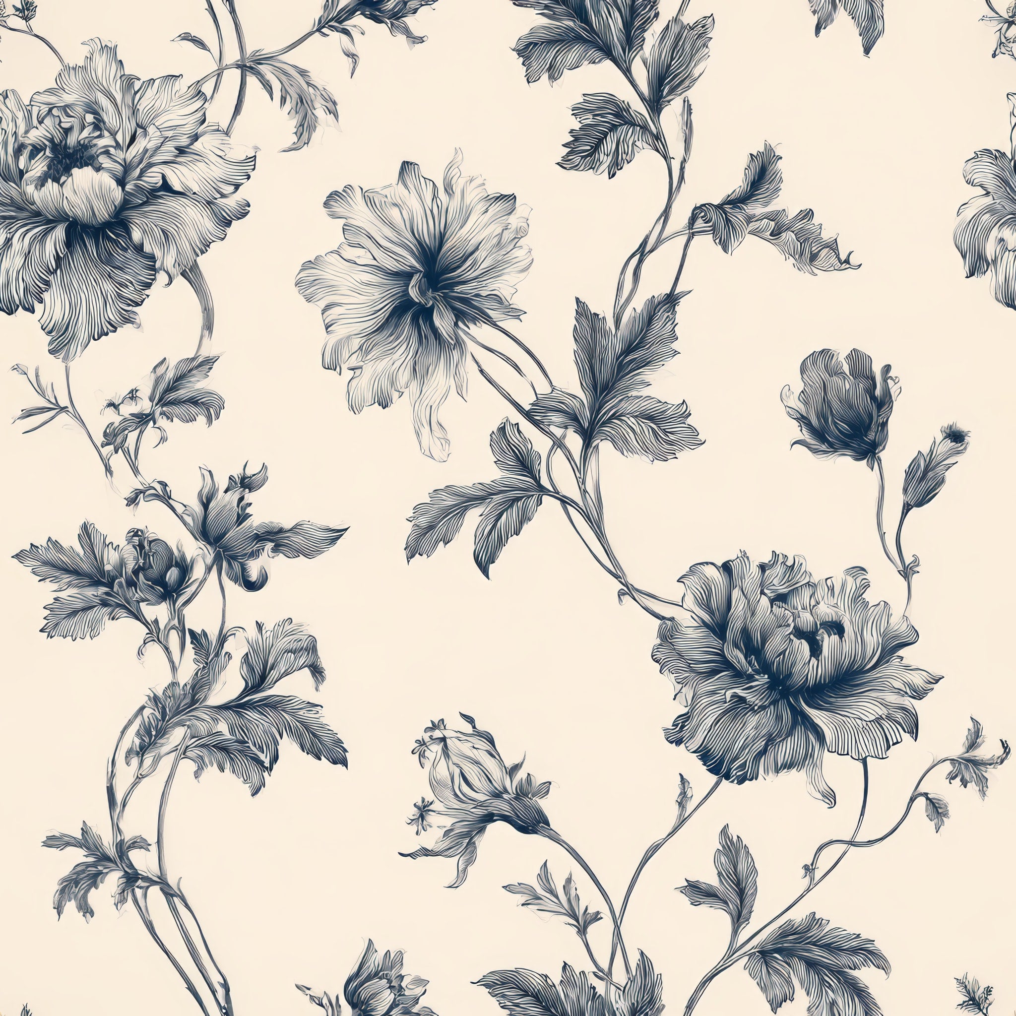 Lineage Florals — wallpaper pattern