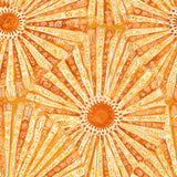 Clementine Fans — wallpaper pattern
